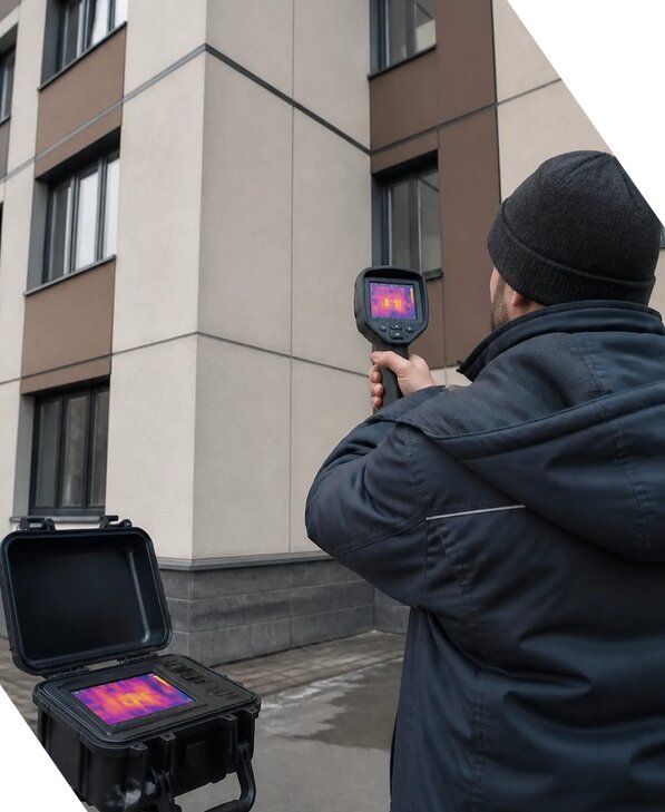 Тепловизионное обследование зданий и сооружений в Троицке